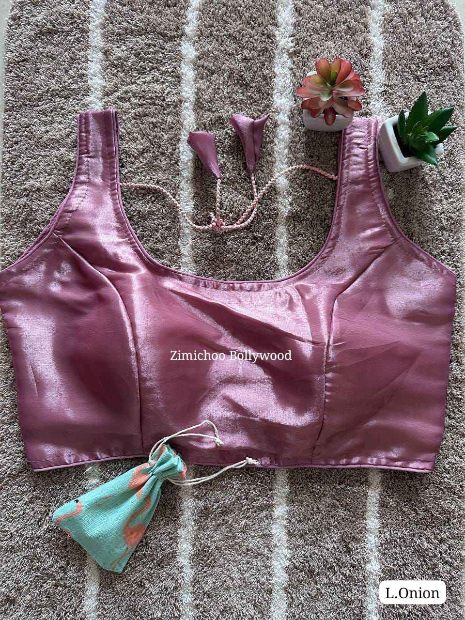 BOLLYWOOD STYLE PURE ZIMI CHOO BLOUSE AT WHOLESALE PRICE