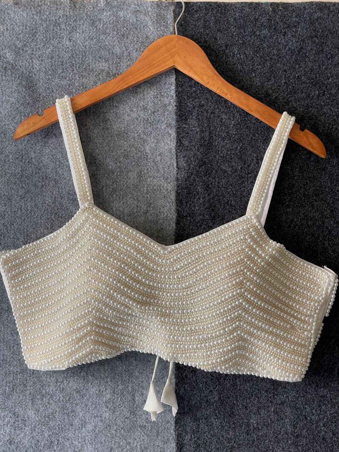 HEAVY PEARL TRADITIONAL BLOUSE AT WHOLESALE PRICE