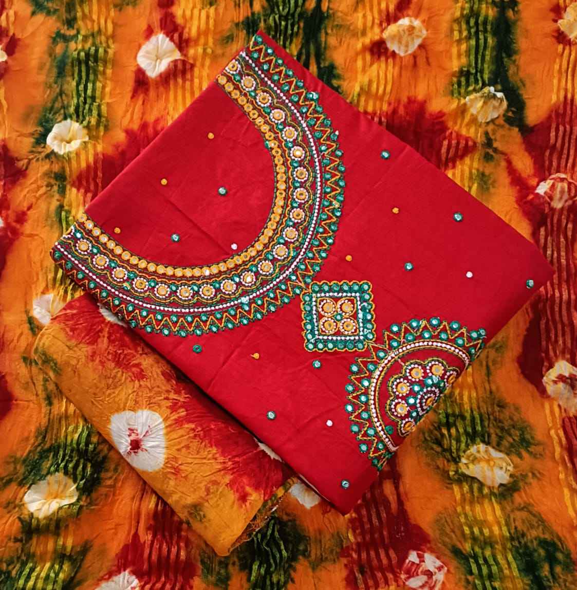JLF PRACHI EDITION-7 HEAVY REYON MATERIAL EMBROIDERY DRESS MATERIAL AT WHOLESALE PRICE