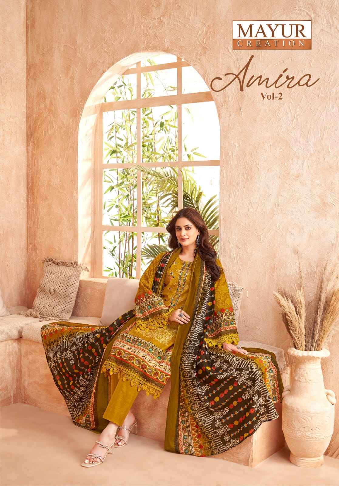 MAYUR AMIRA VOL 2 LAWN COTTON DRESS MATERIAL AT WHOLESALE PRICE