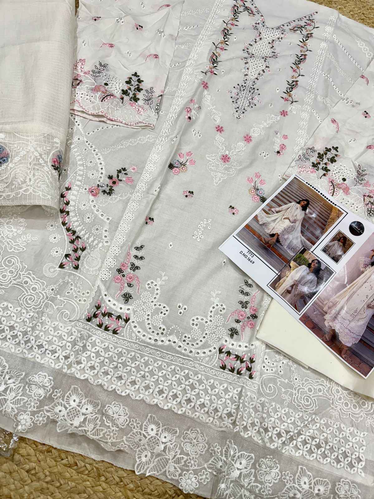 MEHBBOB TEX MARIA B PURE VISOCSE LAWN DRESS MATERIAL AT WHOLESALE PRICE