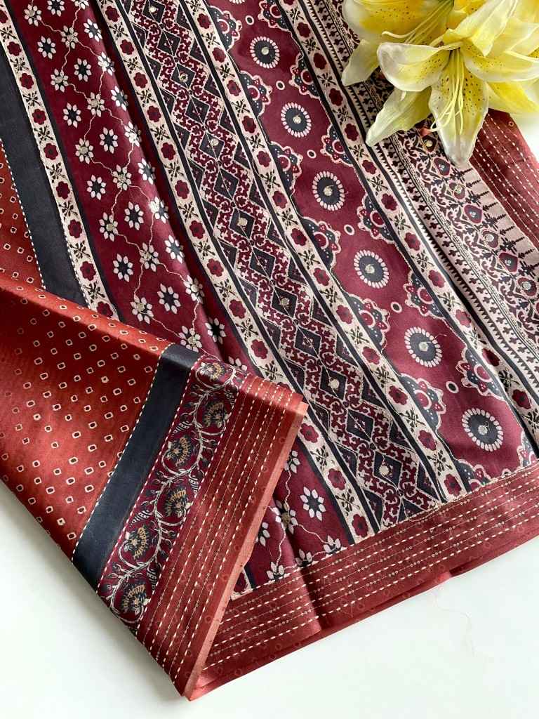 PREMIUM BLEND SILK BANDHANI PRINT SAREE AT WHOLESALE PRICE