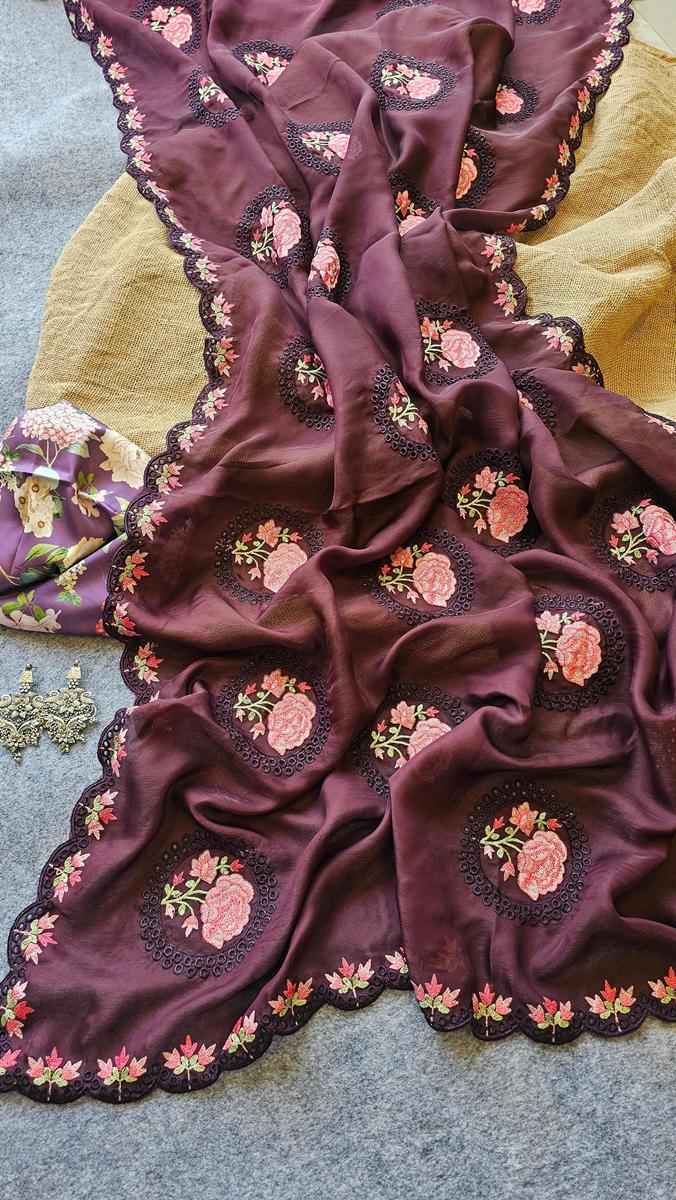 PURE SATTIN SIMMER SILK WITH ZARI SAREE AT WHOLESALE PRICE