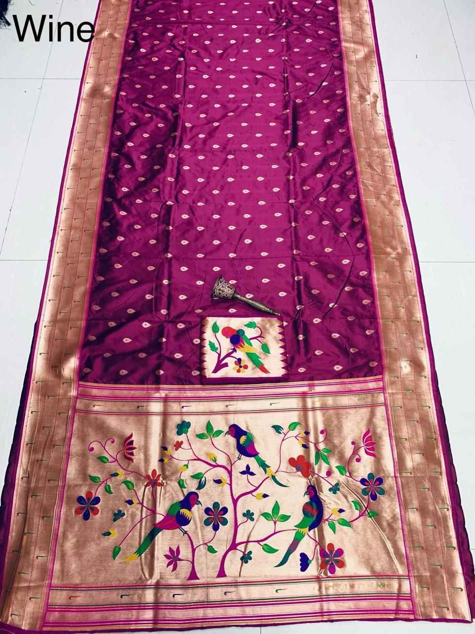 PURE SOFT KANCHIVRAM PETHANI HEAVY MINA ZARI WEAVING SILK AT WHOLESALE PRICE
