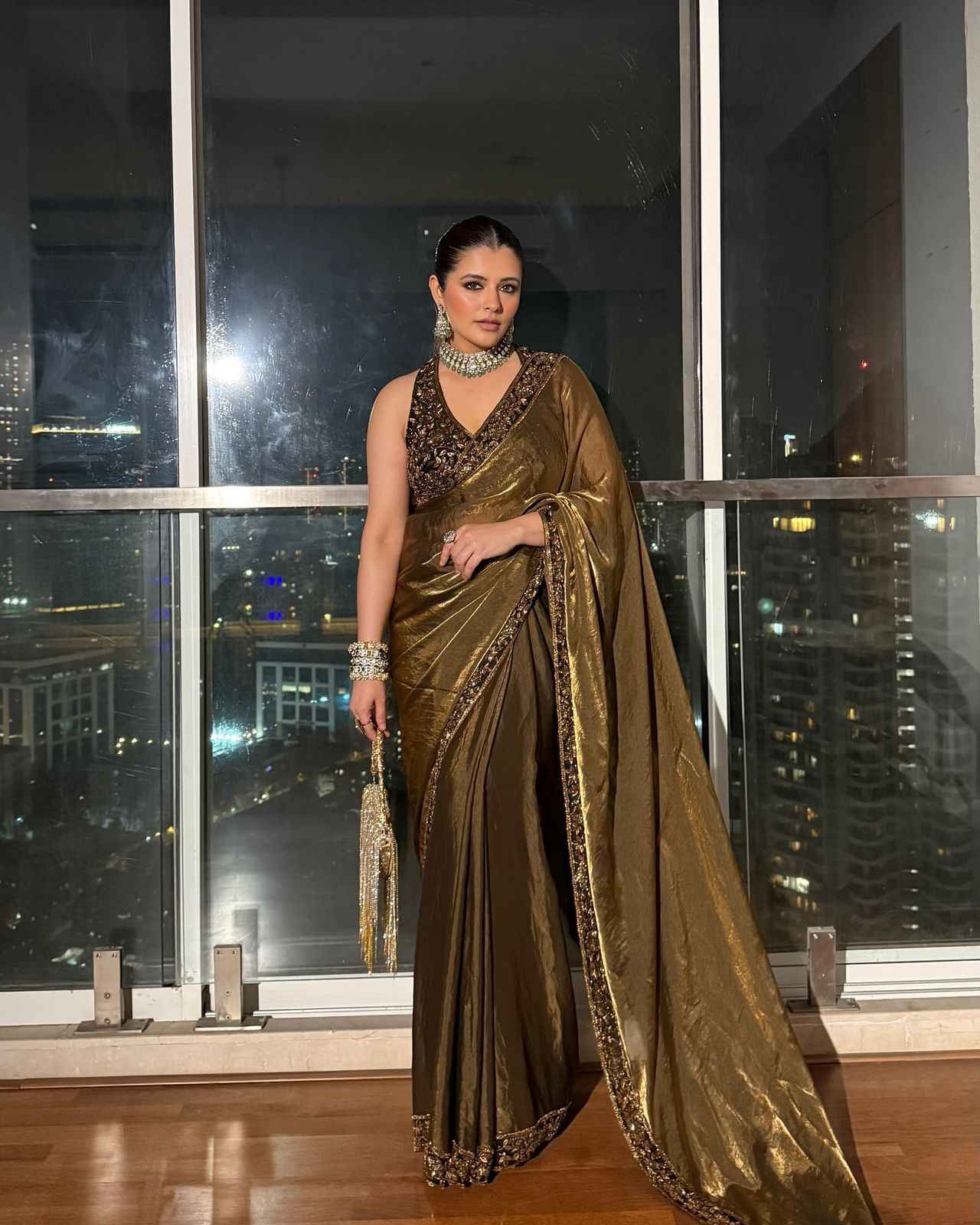 PURE SPACE SILK SEQUINS AND ZARI EMBROIDERY WORK SAREE AT WHOLESALE PRICE