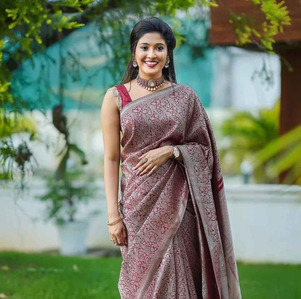 SOFT SILK RICH PALLU AND JACQUARD WORK SAREE CODE 125 AT WHOLESALE PRICE