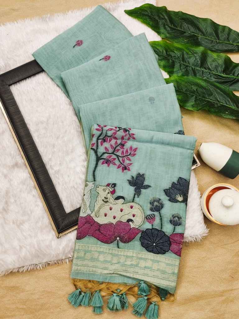 SOFT MUGA COTTON RESHAM WEAVING PICHWAI PALLU SAREE WHOLESALE PRICE