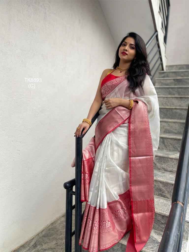 SOFT SILK JACQUARD WORK WITH RICH PALLU SAREE CODE 148 AT WHOLESALE PRICE