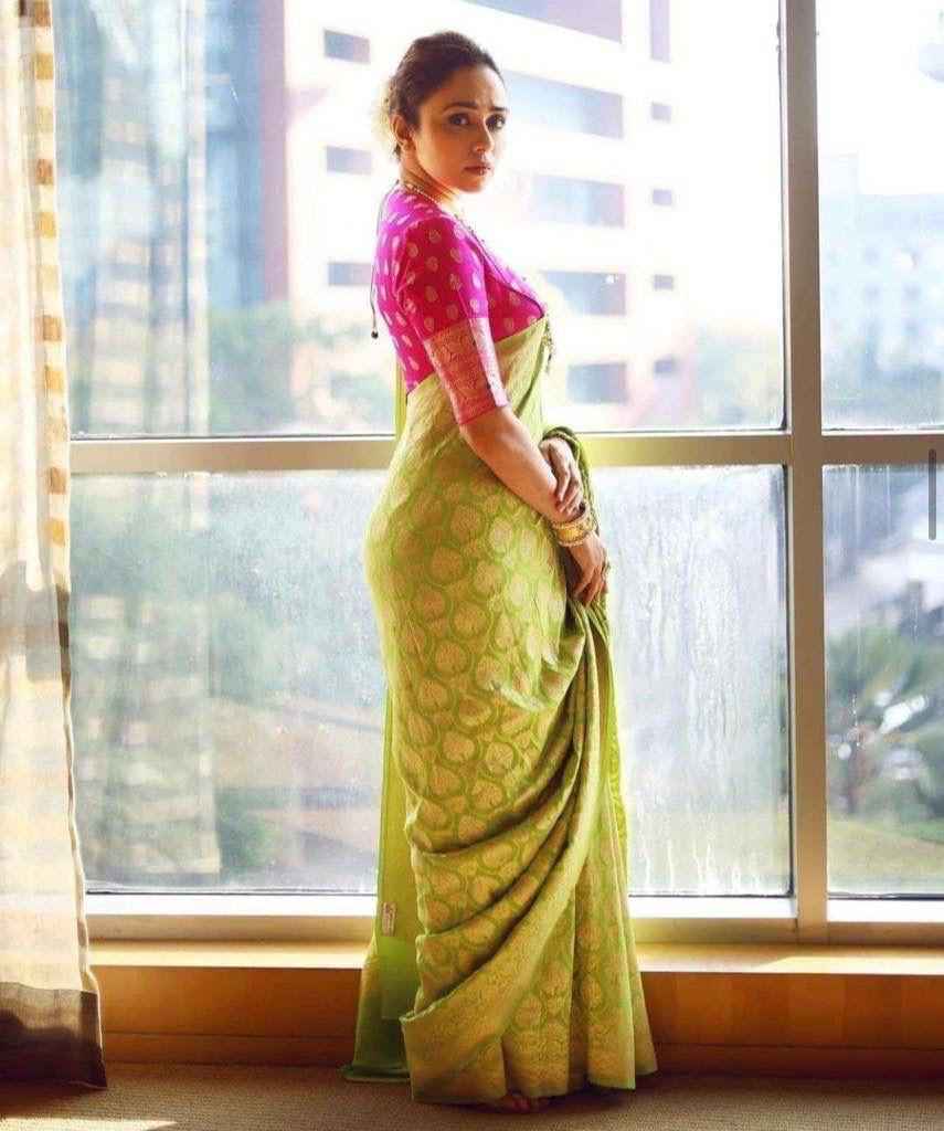 SOFT SILK JACQUARD WORK WITH RICH PALLU SAREE CODE 5005 AT WHOLESALE PRICE