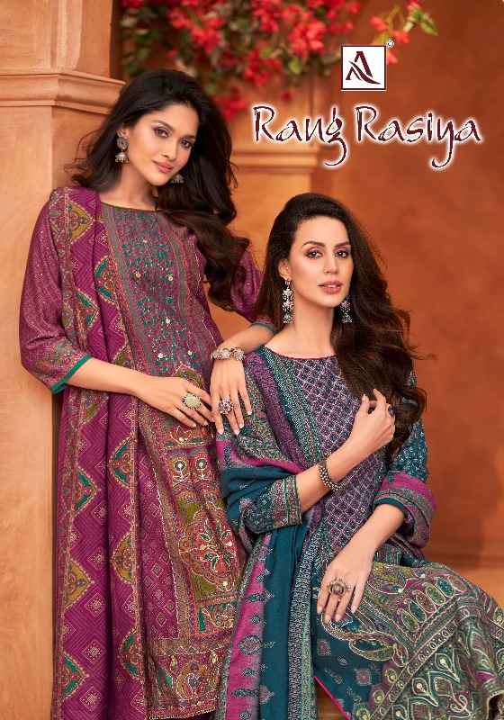 ALOK RANG RASIYA EDITION 2 PURE MUDAAL DISCHARGE PRINTED DRESS MATERIAL AT WHOLESALE PRICE