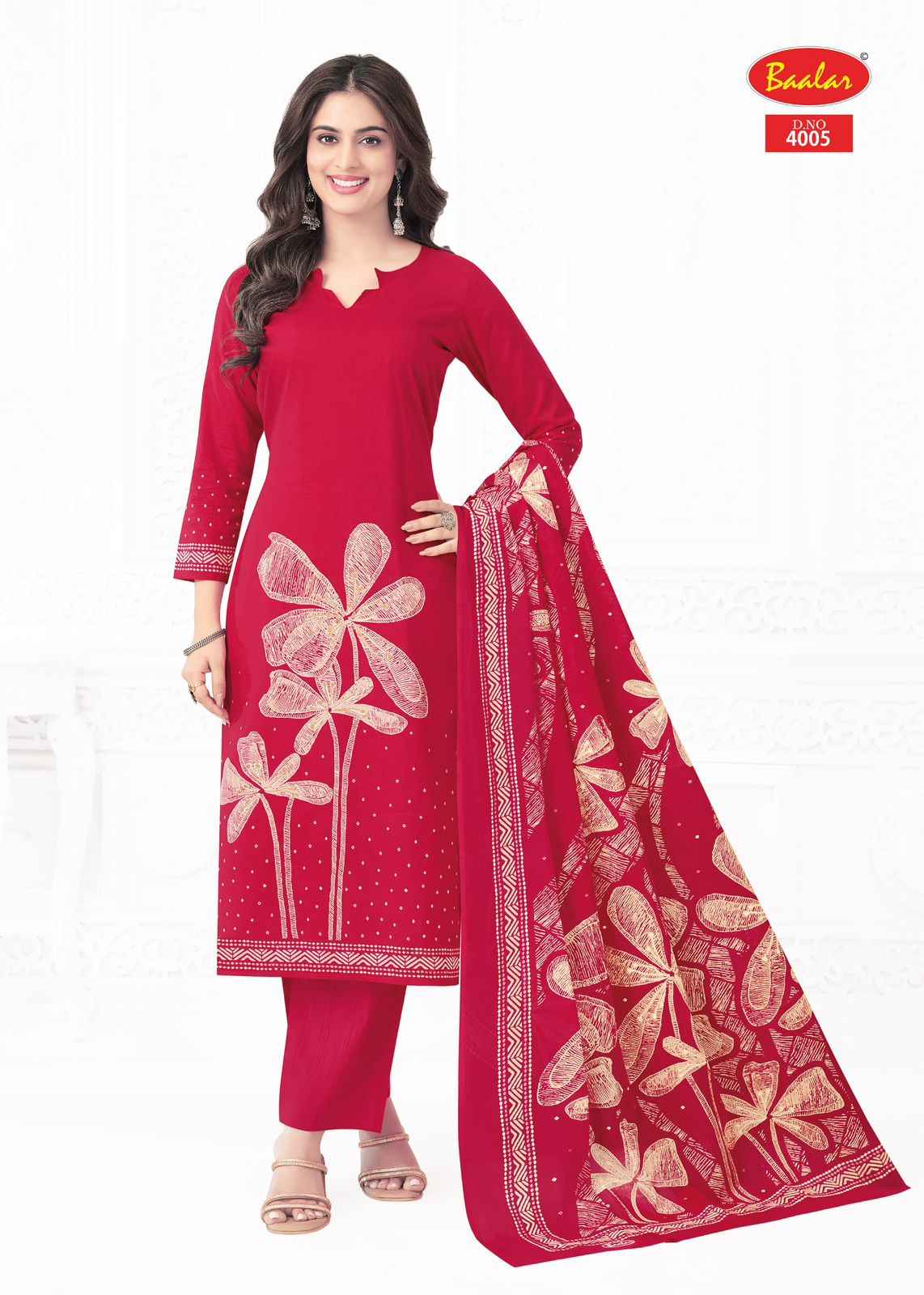 BAALAR PASHMINA VOL-04 HEAVY LAWN COTTON PRINTED DRESS MATERIAL AT WHOLESALE PRICE