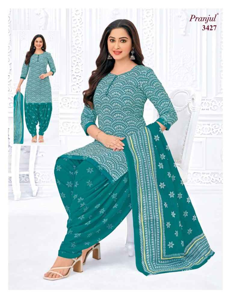 PRANJUL PRIYANSHI VOL-34 PURE COTTON PRINTED DRESS MATERIAL AT WHOLESALE PRICE 