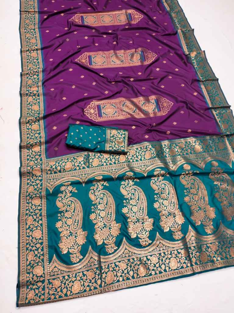 PURE BANARASI SILK SELF WEAVING DESIGN SAREE AT WHOLESALE PRICE