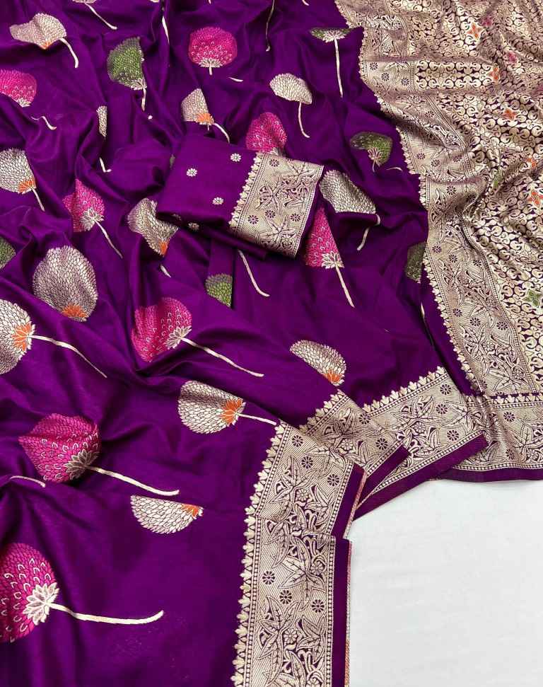 PURE KHADI GEORGETTE WEAVING MINA WORK SAREE AT WHOLESALE PRICE 