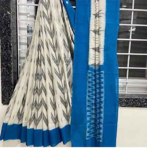 PURE PLAIN LINEN DIGITAL PRINT SAREE AT WHOLESALE PRICE