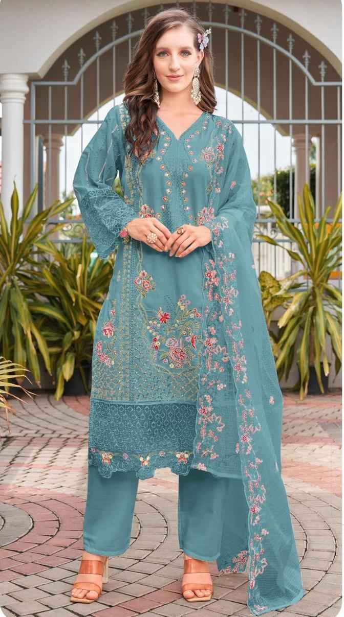 SAJIDA DESIGNER SUIT PURE CAMRIC COTTON KURTI PLAZA WITH DUPATTA  AT WHOLESALE PRICE