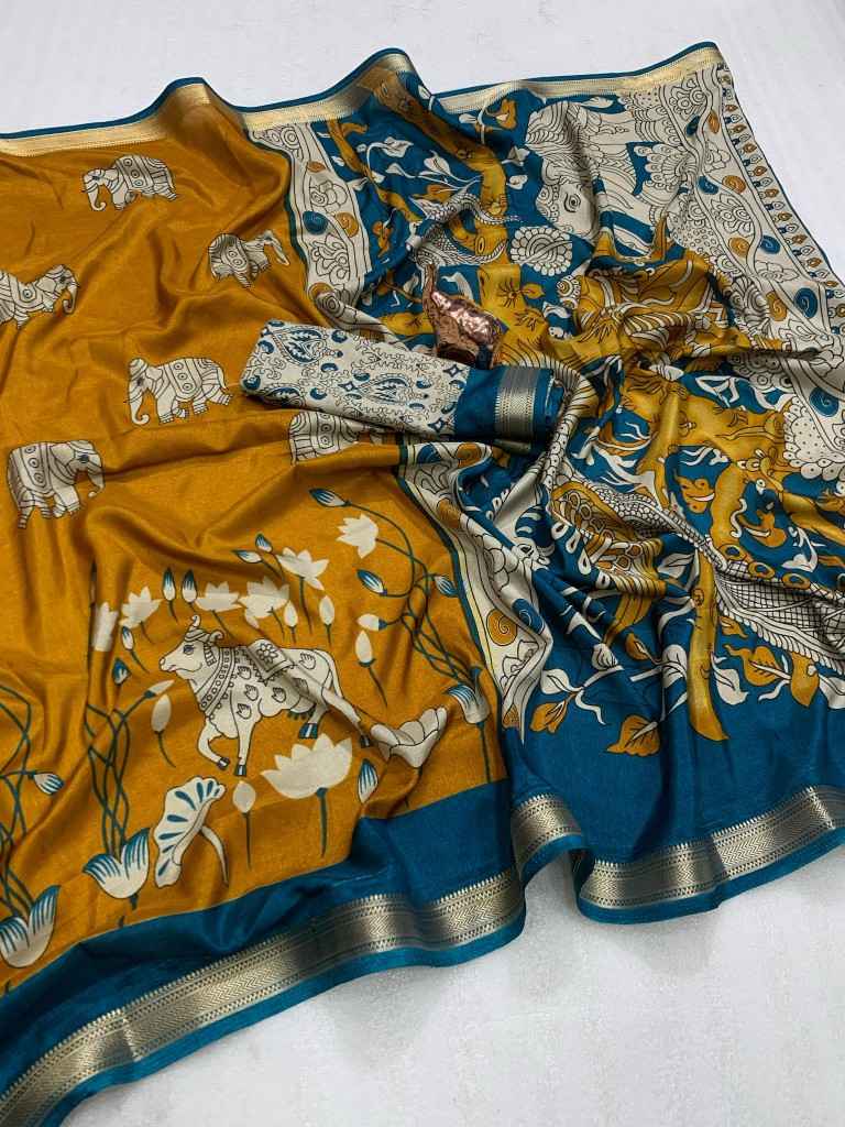 SOFT CRAPE SILK WITH CLASSY PICHWAI SAREE AT WHOLESALE PRICE