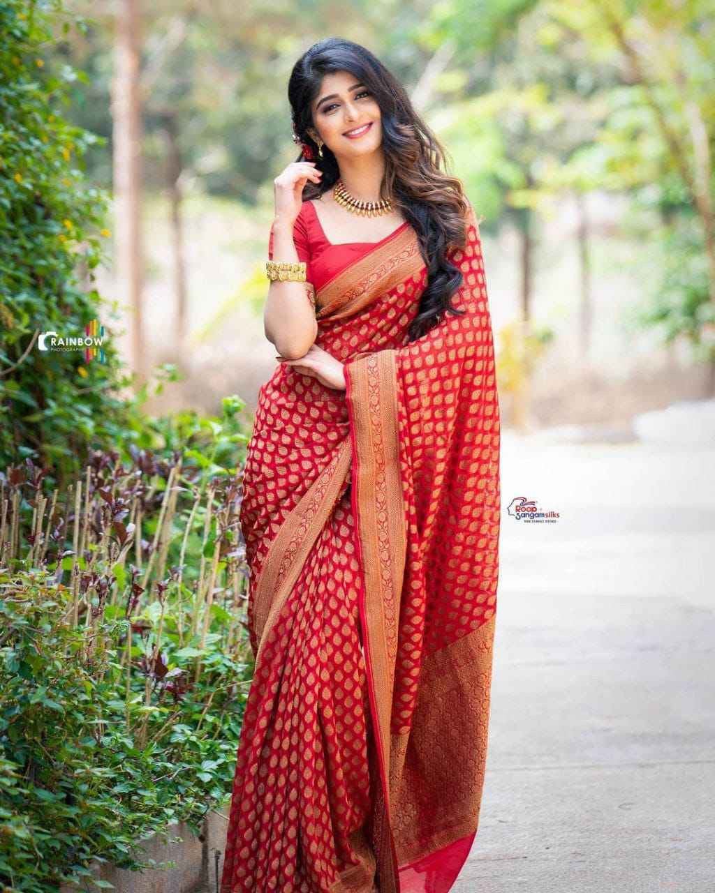 SOFT SILK JACQUARD WORK WITH RICH PALLU SAREE CODE 174 AT WHOLESALE PRICE