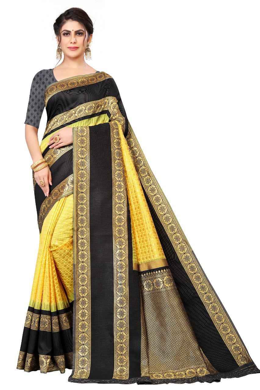SOFT SILK RICH PALLU AND JACQUARD WORK SAREE CODE 2073 AT WHOLESALE PRICE