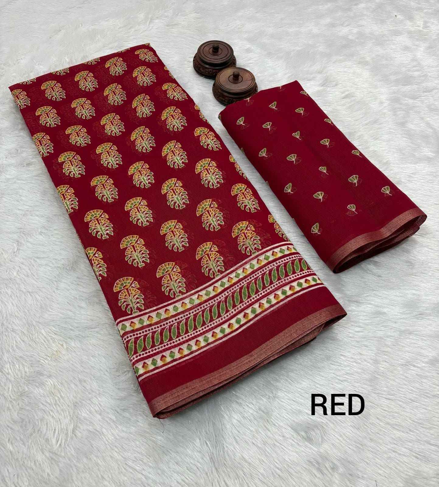 SOFT SPUN COTTON SLUB ZARI WEAVING SAREE AT WHOLESALE PRICE