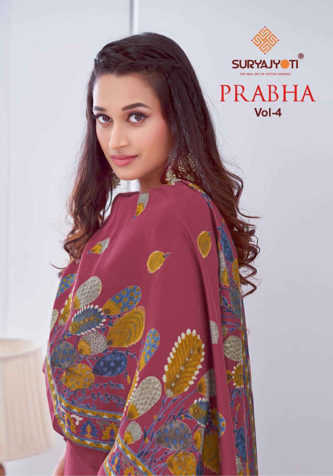 SURYAJYOTI PRABHA VOL-04 PURE MODAL DISCHARGE PRINTED DRESS MATERIAL AT WHOLESALE PRICE