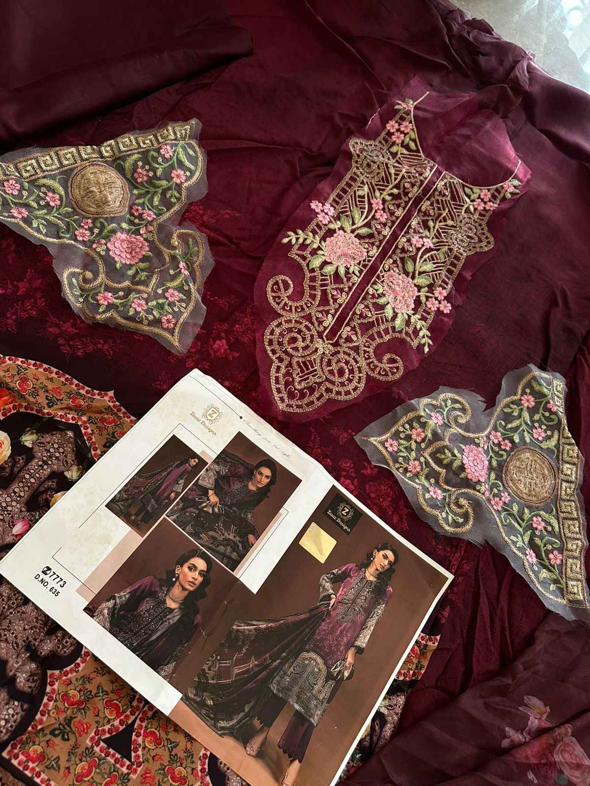 ZIAAZ DESIGNS PURE VISCOSE CREPE PRINTED DRESS MATERIAL AT WHOLESALE PRICE