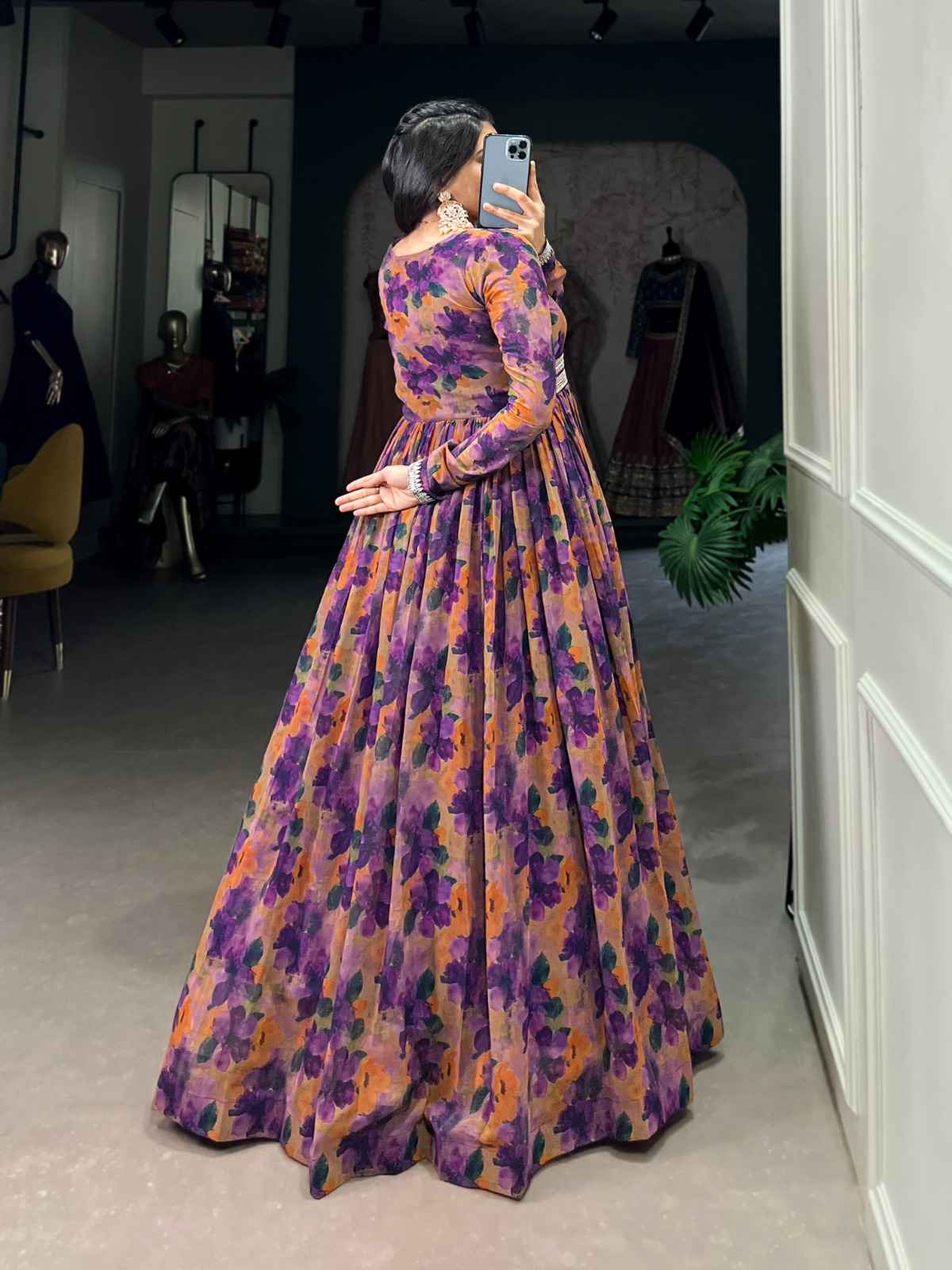 FLORAL FINESSE WITH A GEORGETTE TOUCH GOWN COLLECTION 