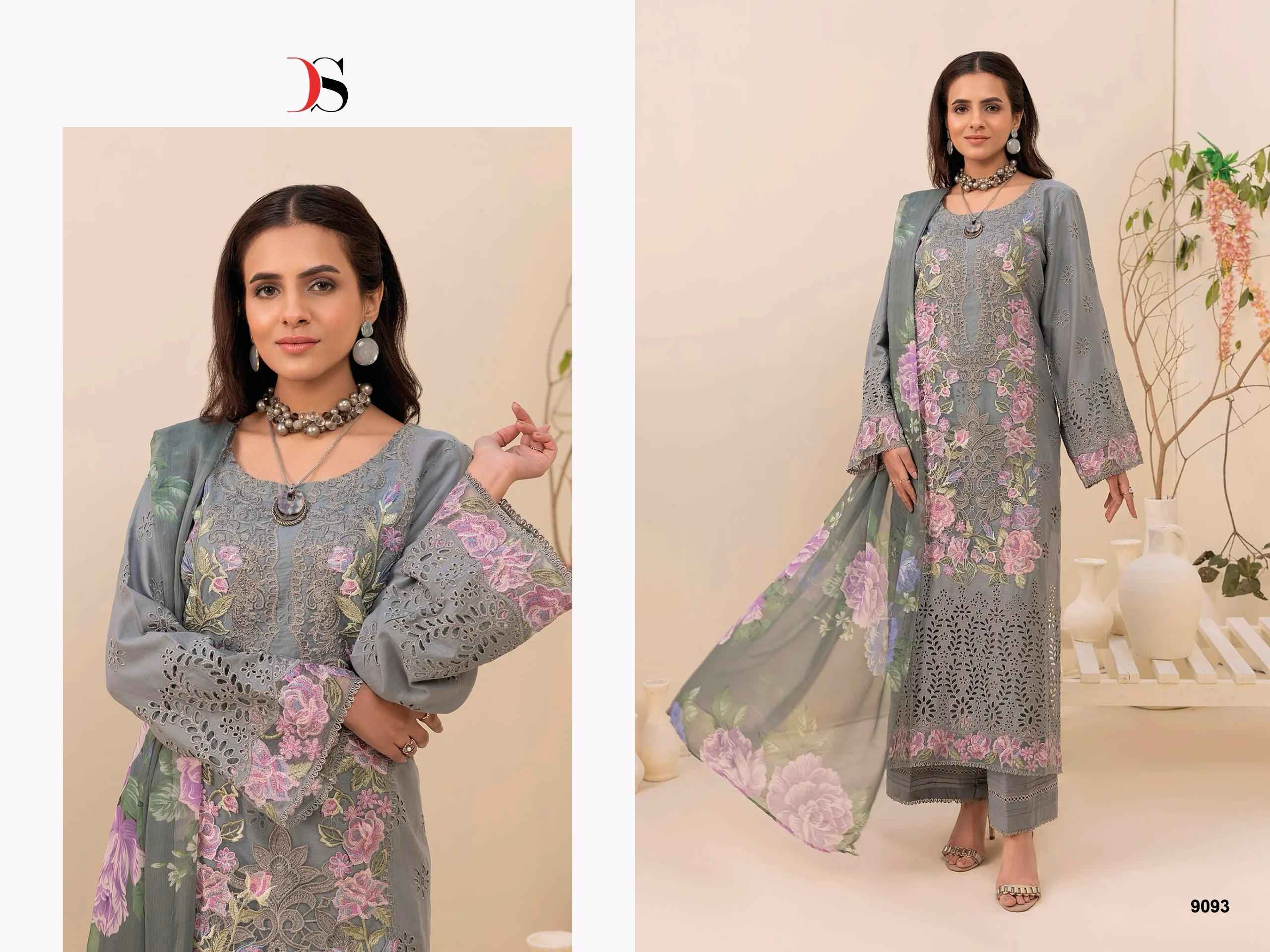 DEEPSY SUITS ADAN LIBAS ZARIA-25 NX PAKISTANI PURE COTTON DRESS MATERIAL AT WHOLESALE PRICE
