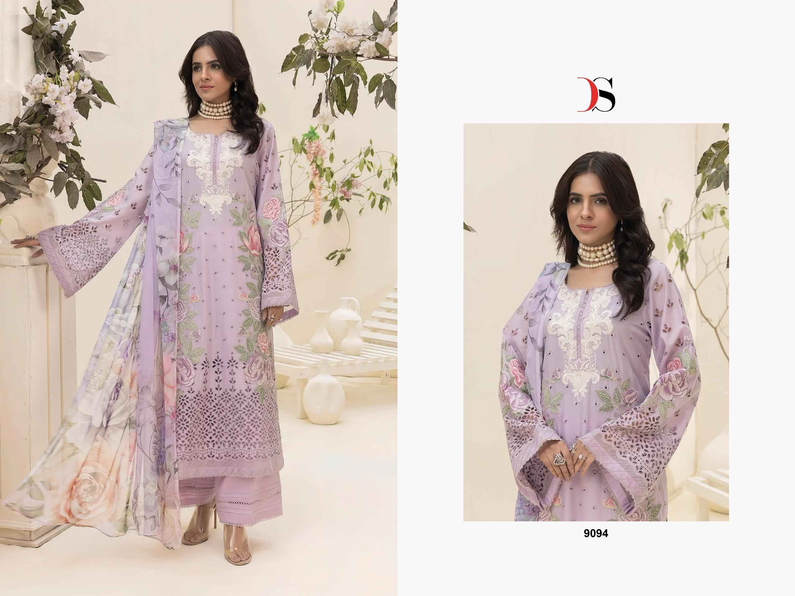 DEEPSY SUITS ADAN LIBAS ZARIA-25 NX PAKISTANI PURE COTTON DRESS MATERIAL AT WHOLESALE PRICE