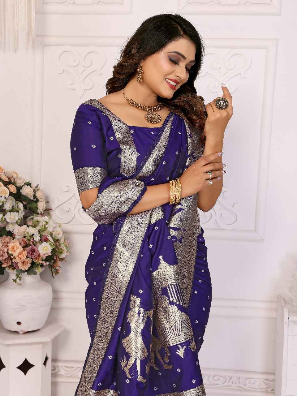 HEENA PREMIUM QUALITY SUMMER KOCHI SILK BANDHEJ SAREE AT WHOLESALE PRICE