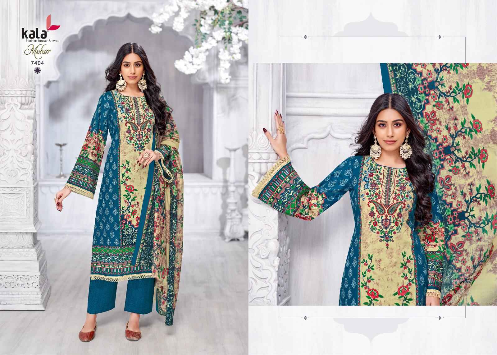 KALA MEHER VOL-11 PURE PREMIUM COTTON KARACHI DRESS MATERIAL AT WHOLESALE PRICE