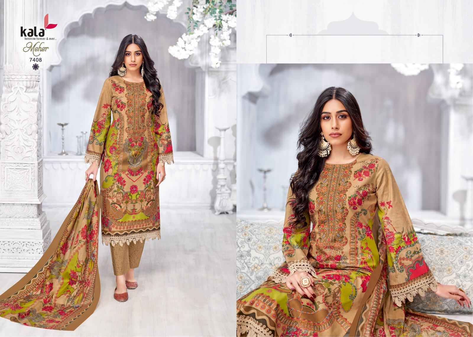 KALA MEHER VOL-11 PURE PREMIUM COTTON KARACHI DRESS MATERIAL AT WHOLESALE PRICE
