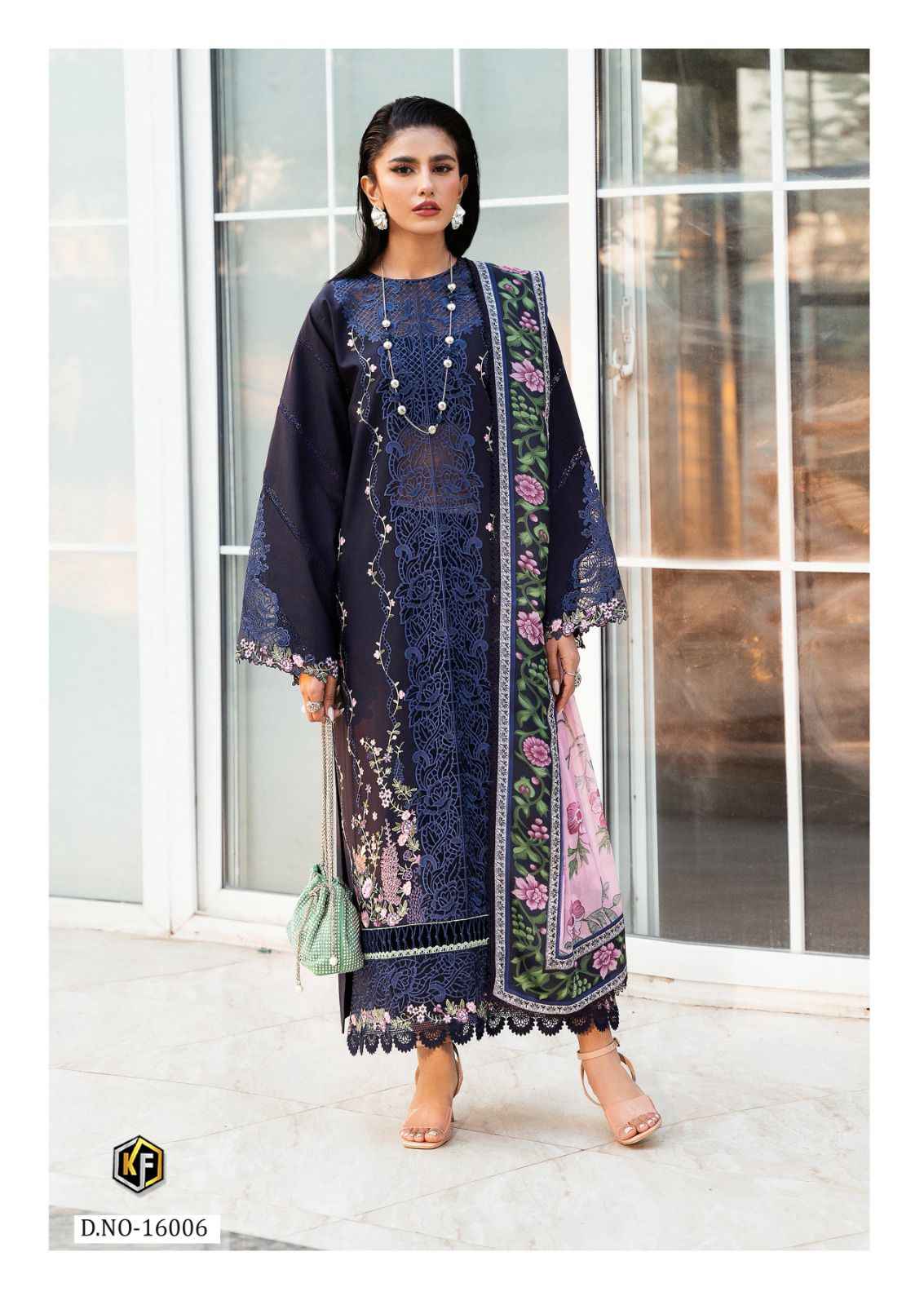 KEVAL FAB MARYUM MARIA VOL - 16 HEAVY COTTON LUXURY DRESS MATERIAL AT WHOLESALE PRICE