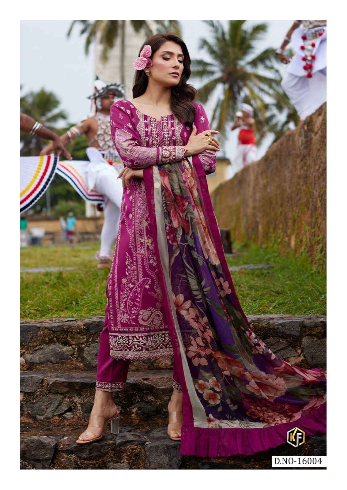 KEVAL FAB MARYUM MARIA VOL - 16 HEAVY COTTON LUXURY DRESS MATERIAL AT WHOLESALE PRICE