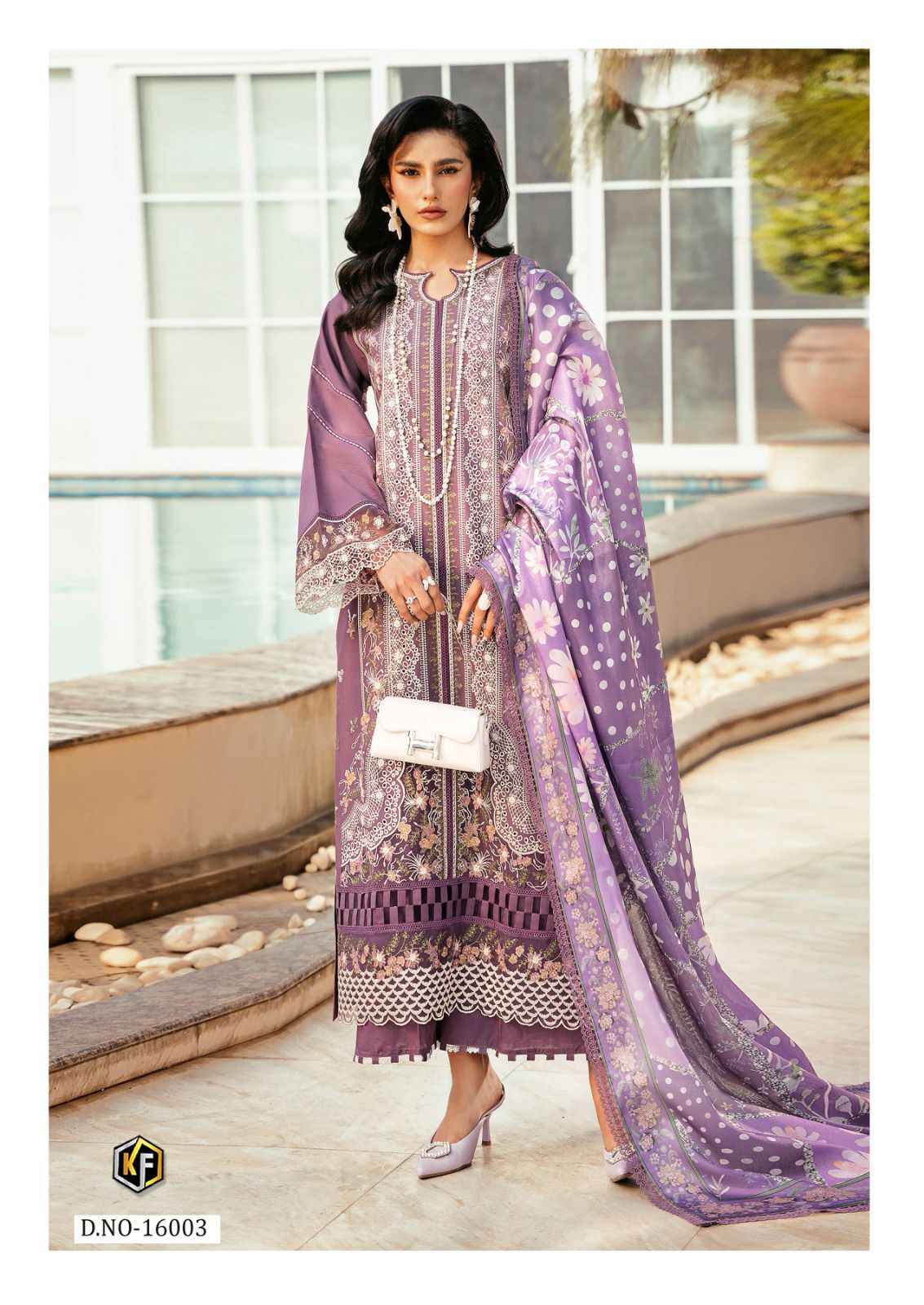 KEVAL FAB MARYUM MARIA VOL - 16 HEAVY COTTON LUXURY DRESS MATERIAL AT WHOLESALE PRICE