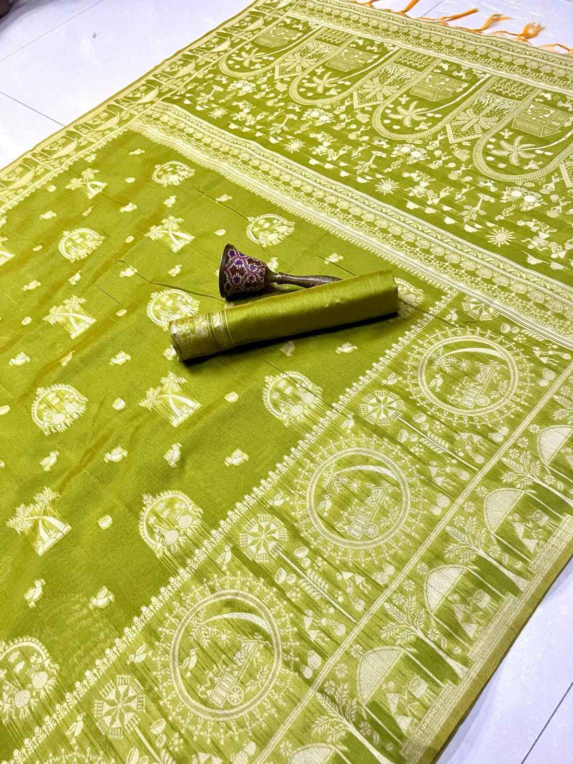 PURE SOFT SILK KALAMKARI WEAVING SAREE AT WHOLESALE PRICE