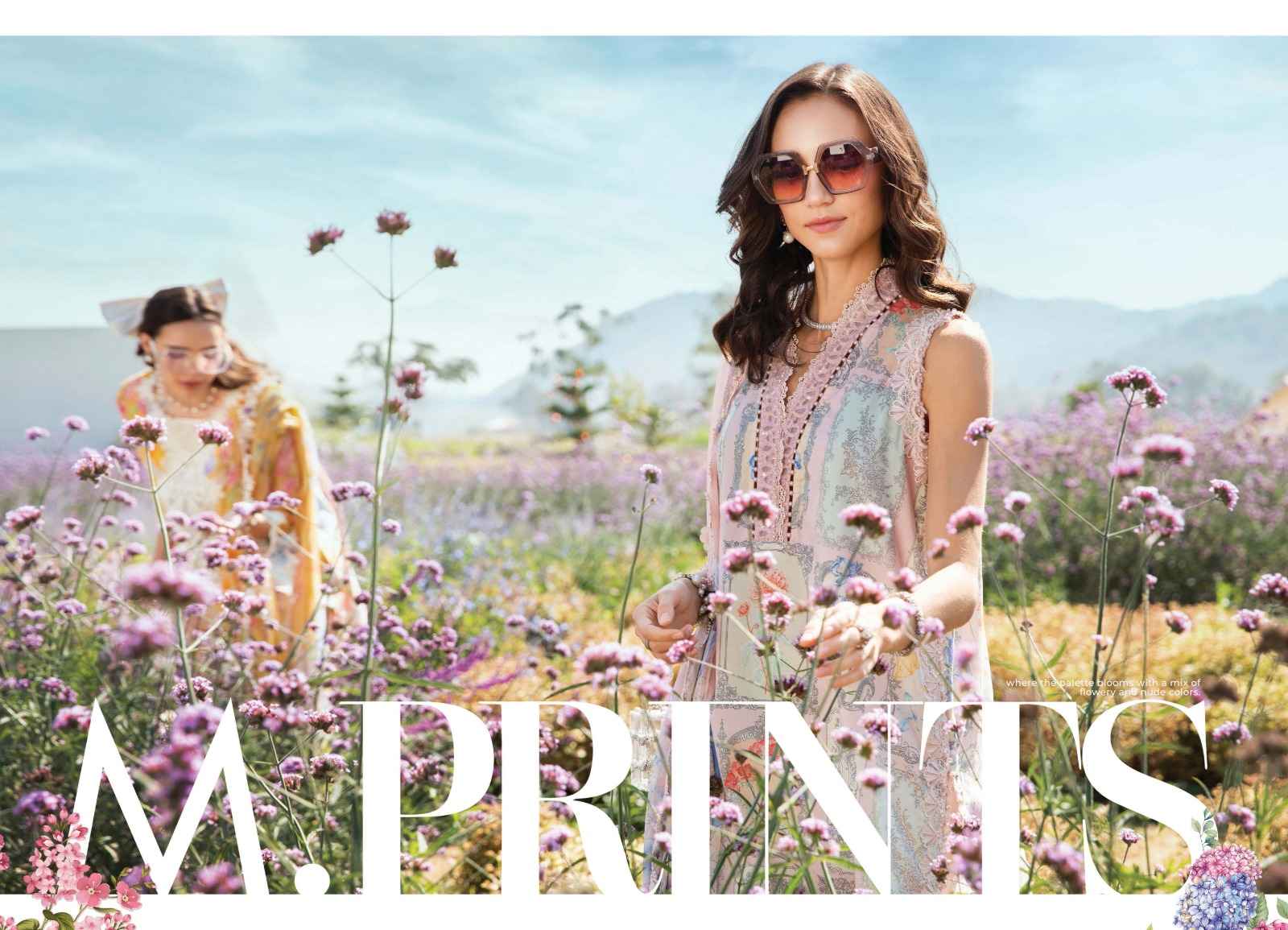 SHARADDHA DESIGNER M.PRINT 17 LAWN COTTON PRINTED WITH HEAVY EMBROIDERY DRESS MATERIAL