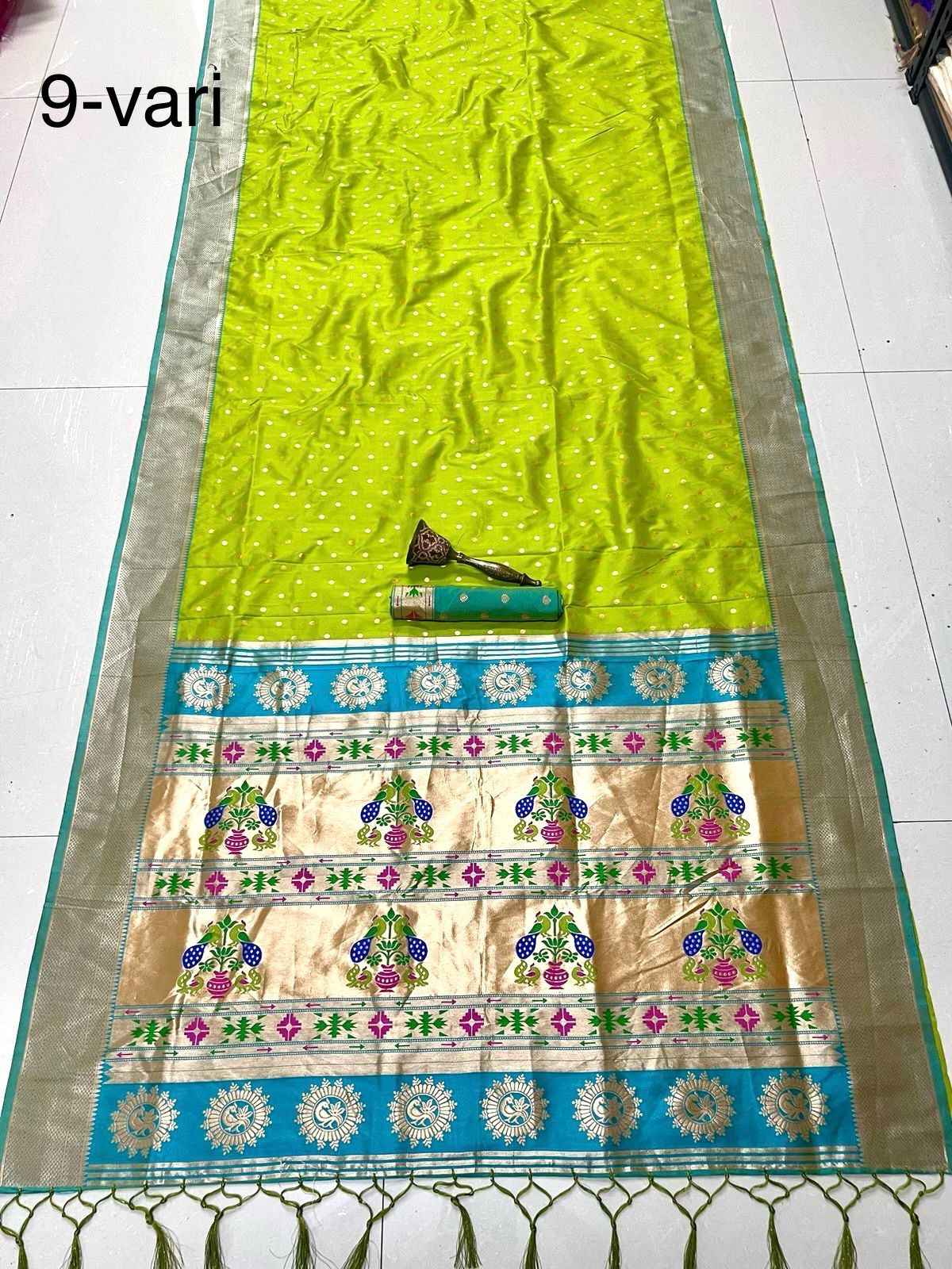 9 YARD PURE SOFT KANCHIVRAM PETHANI SILK PURE ZARI DESIGN SAREE AT WHOLESALE PRICE