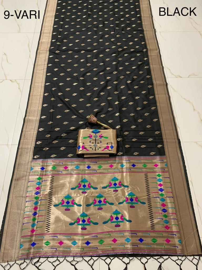 9 YARD PURE SOFT KANCHIVRAM PETHANI SILK PURE ZARI SAREE AT WHOLESALE PRICE