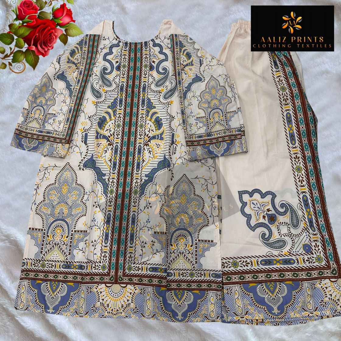 AALIZ CORD SET VOL 3 LAWN READYMADE TOP AND PLAZO AT WHOLESALE PRICE