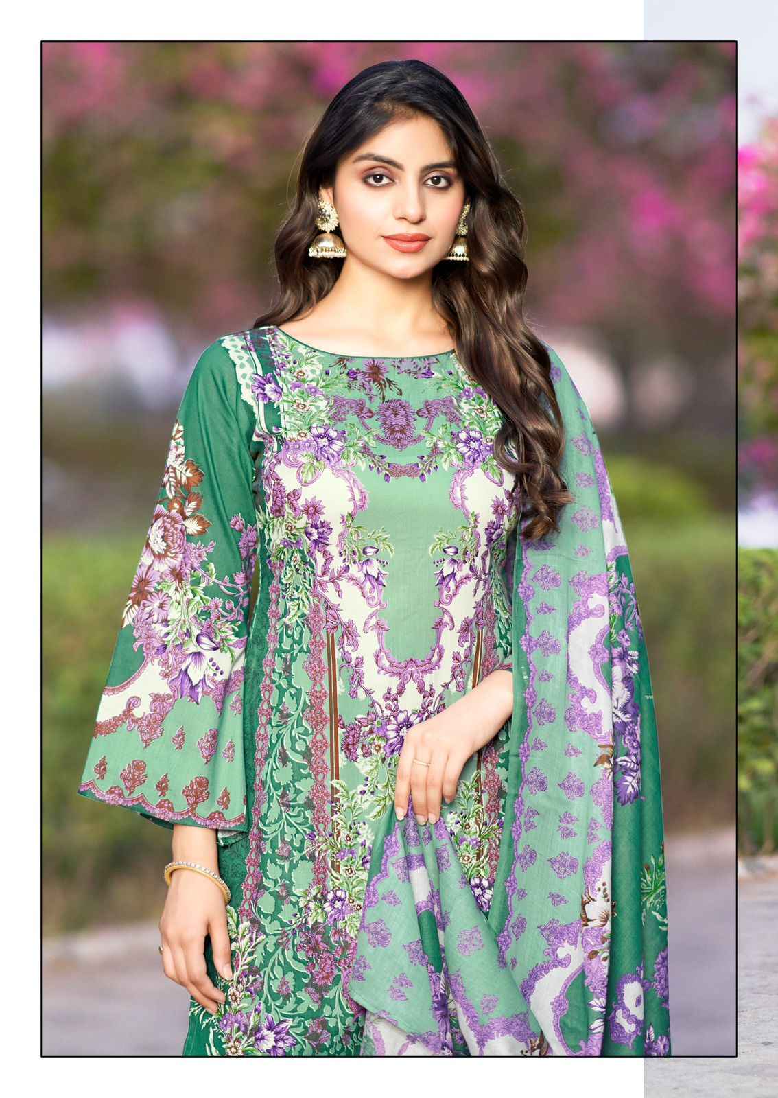 ALKARAM LIBAS VOL-01 PURE VISCOSE RAYON DIGITAL PRINTED DRESS MATERIAL AT WHOLESALE PRICE