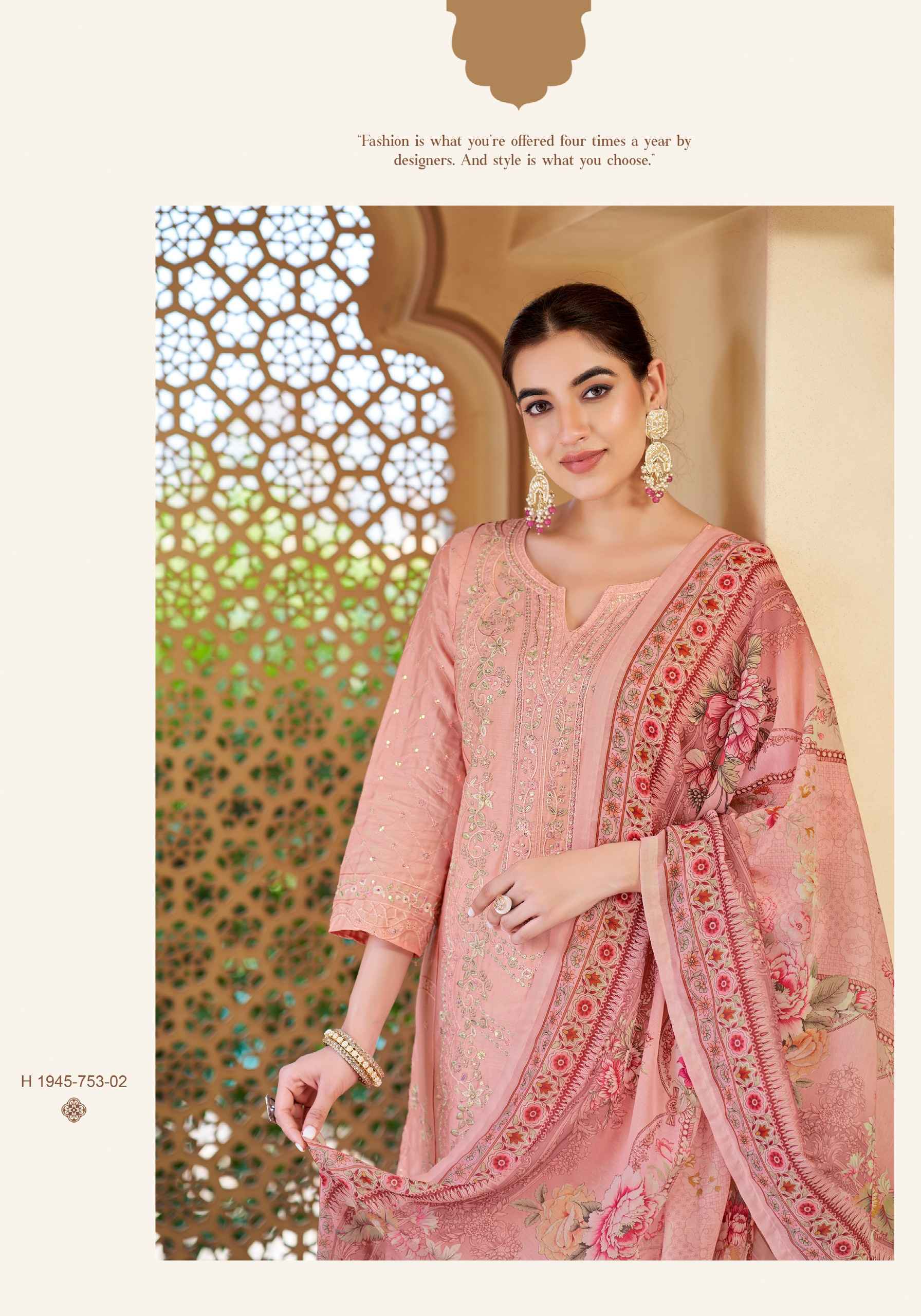 ALOK TABEER GOLD-3 PURE ZAM COTTON PAKISTANI EMBROIDERY DRESS MATERIAL AT WHOLESALE PRICE