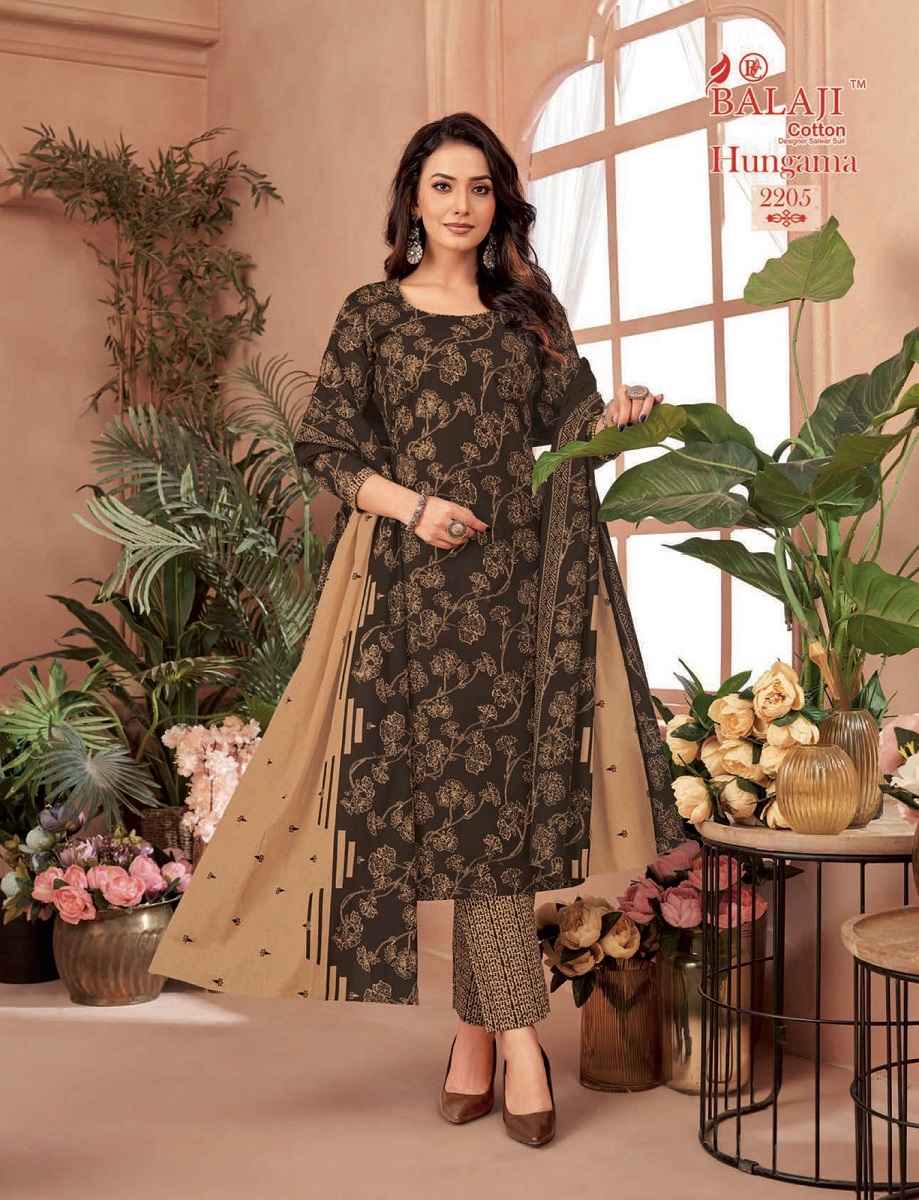 BALAJI HUNGAMA VOL-22 COTTON PRINTED DRESS MATERIAL AT WHOLESALE PRICE