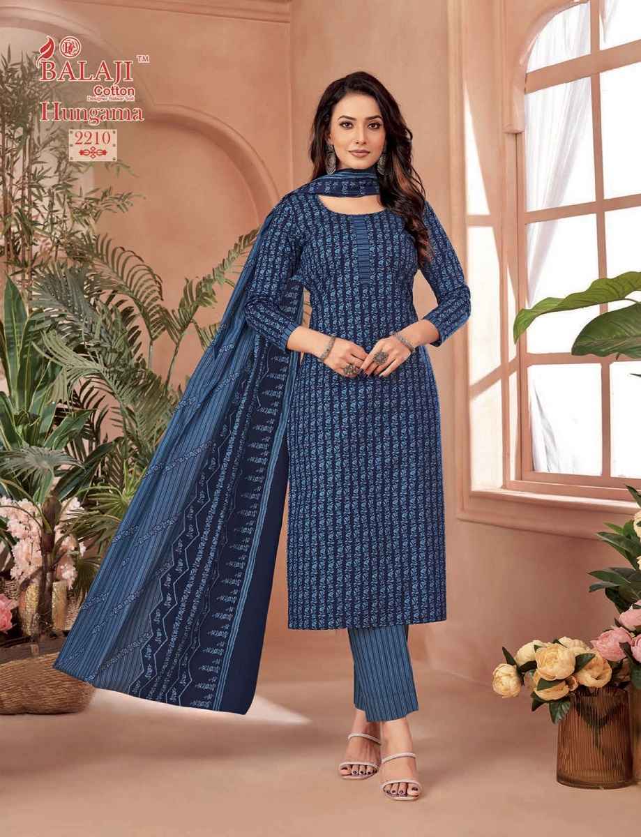 BALAJI HUNGAMA VOL-22 COTTON PRINTED DRESS MATERIAL AT WHOLESALE PRICE