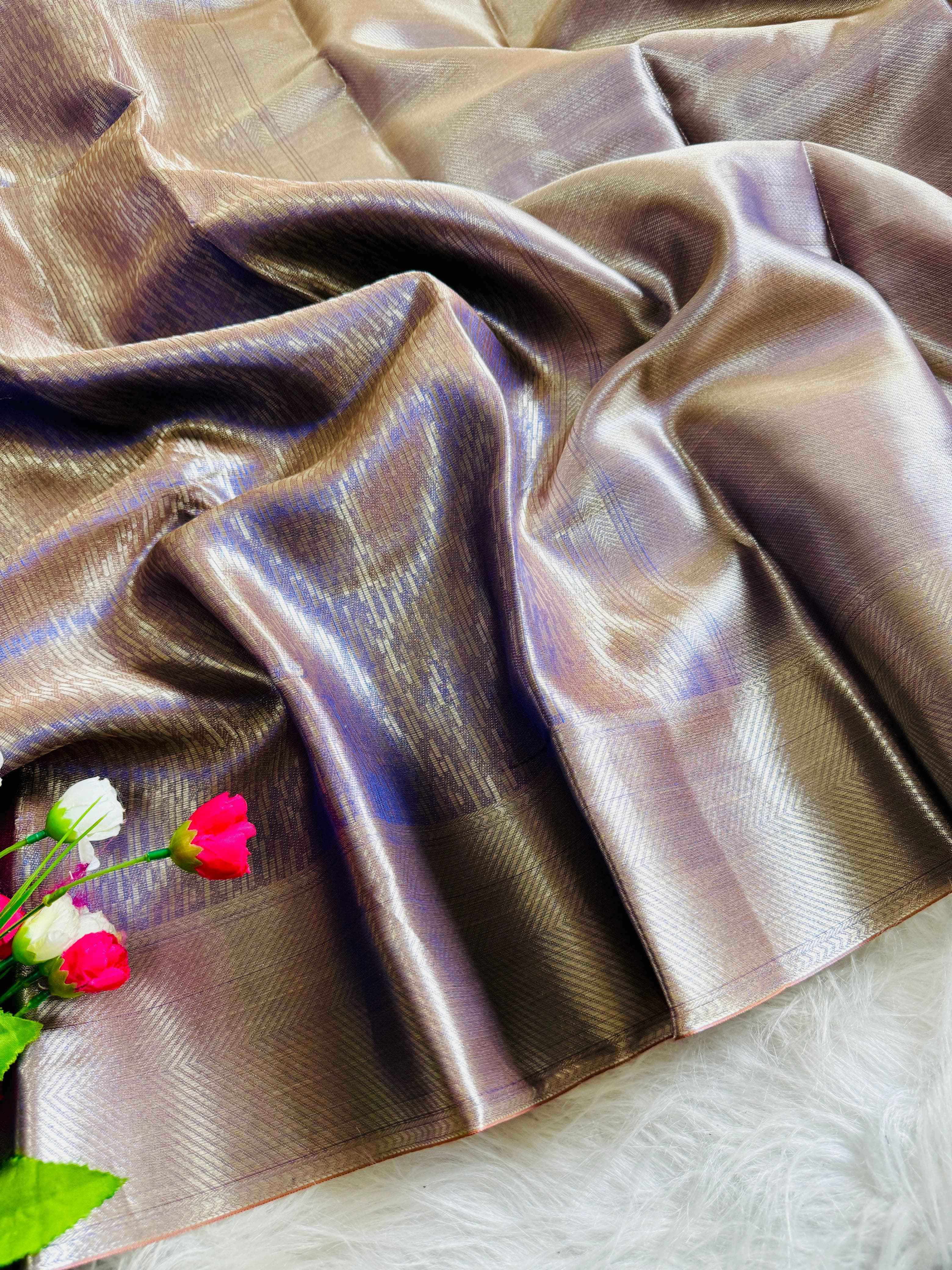 BANARASI HANDLOOM TISSUE SILK SAREE AT WHOLESALE PRICE