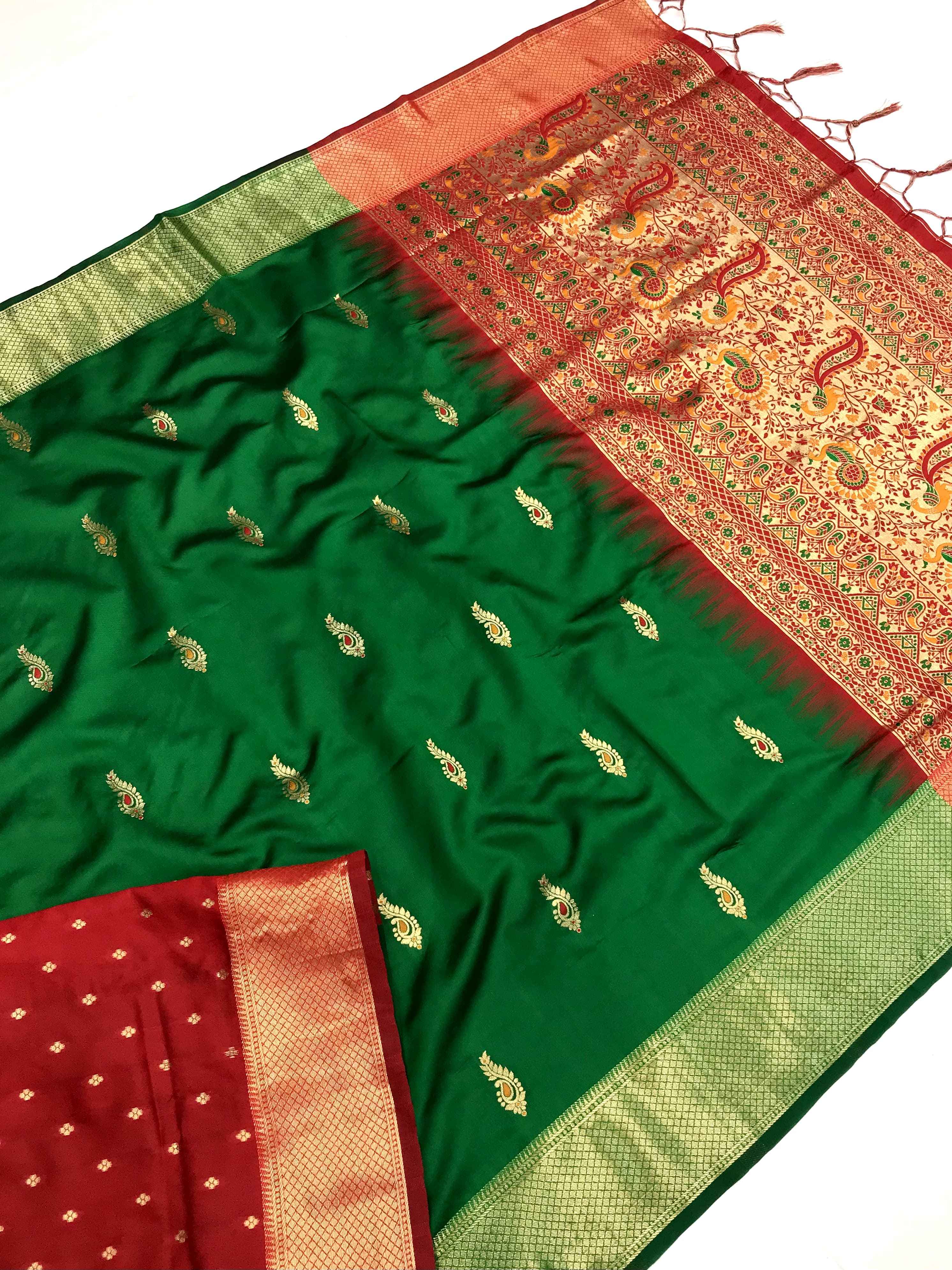 BANARASI SOFT SILK JEQURD WEAVING WORK SAREE AT WHOLESALE PRICE