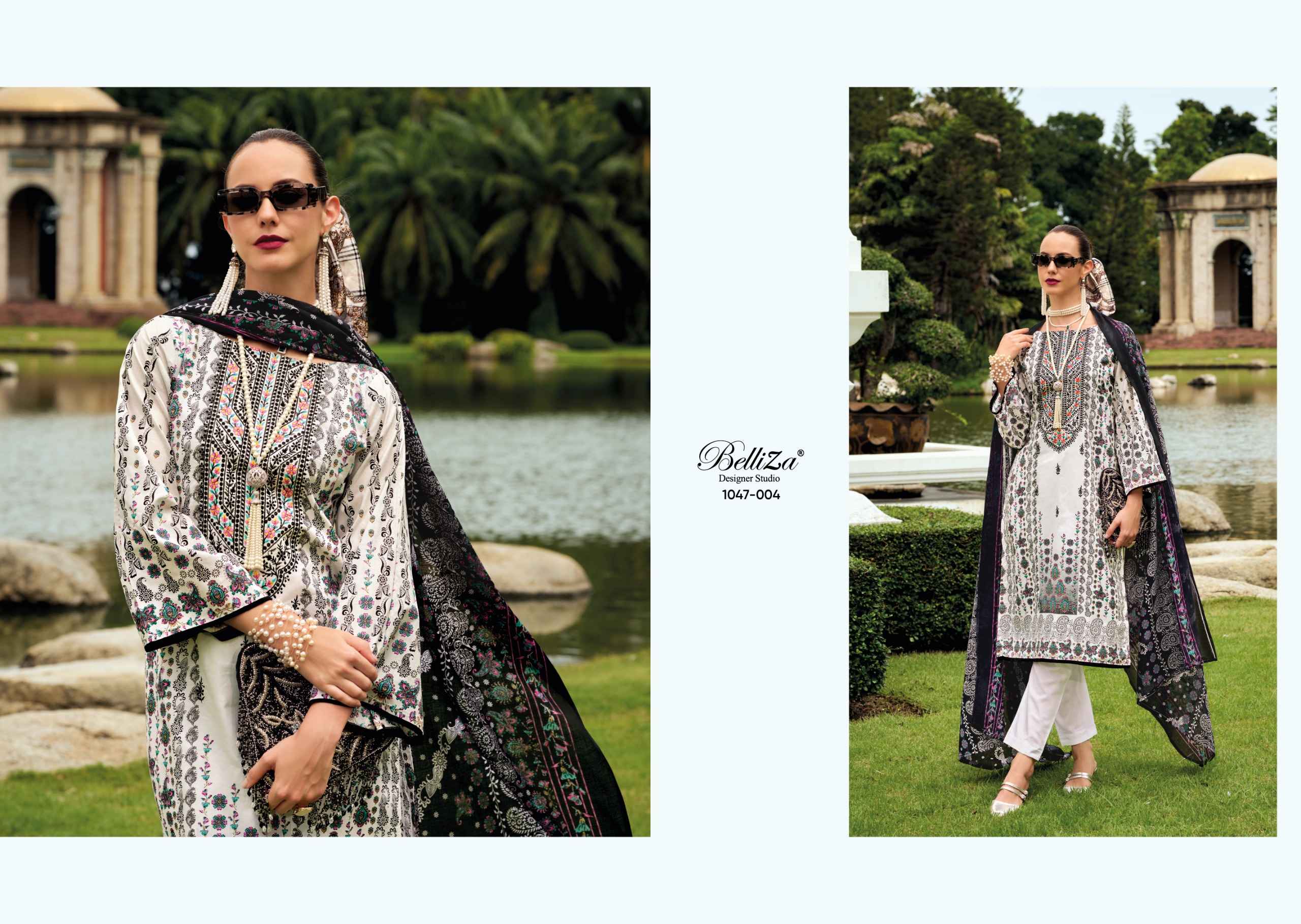 BELLIZA NAIRA VOL 108 PURE COTTON HEAVY SELF EMBROIDERY DRESS MATERIAL AT WHOLESALE PRICE