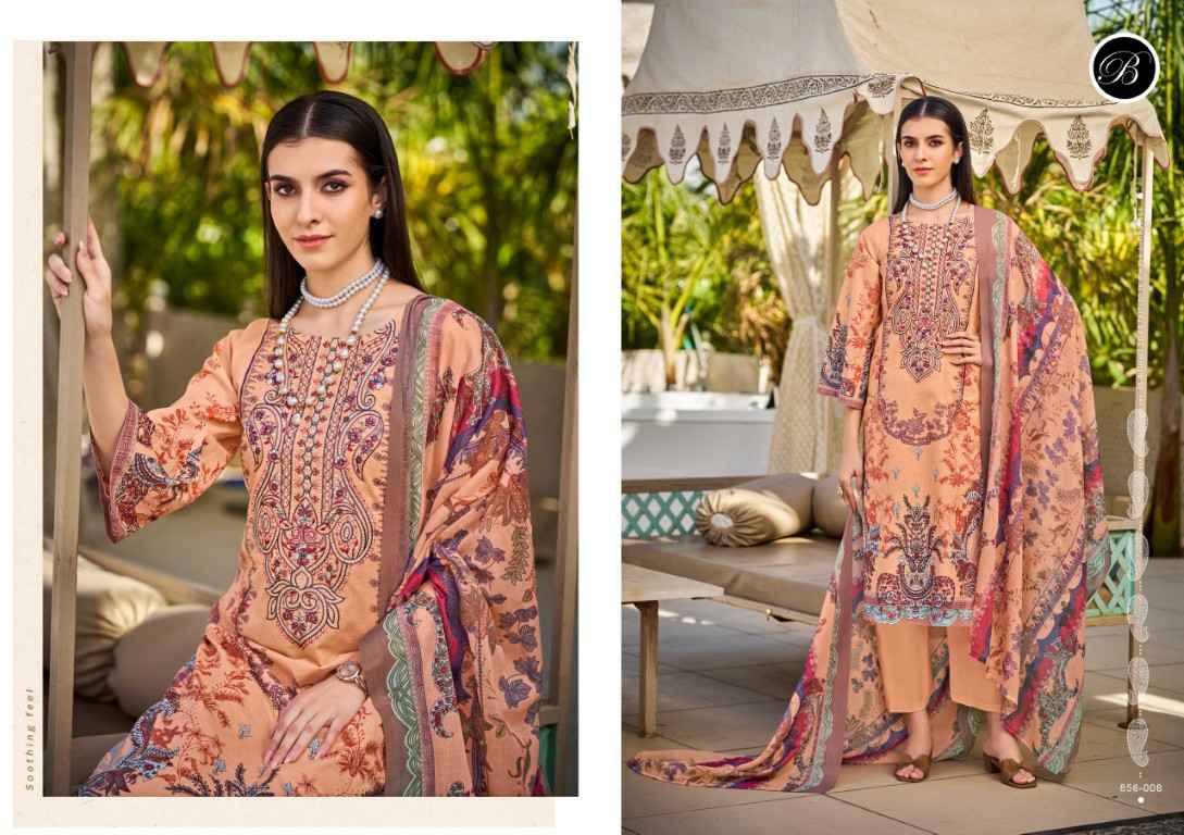 BELLIZA NAIRA VOL 110 PURE COTTON EMBROIDERY DRESS MATERIAL AT WHOLESALE PRICE