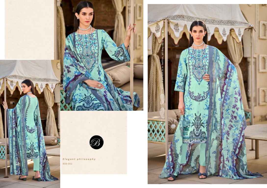 BELLIZA NAIRA VOL 110 PURE COTTON EMBROIDERY DRESS MATERIAL AT WHOLESALE PRICE