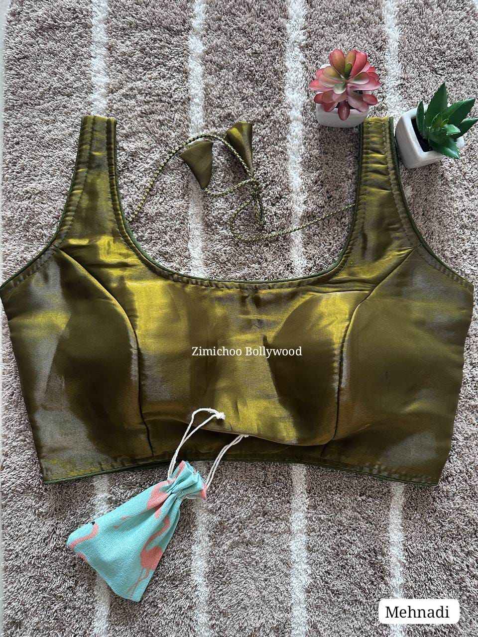 BOLLYWOOD STYLE PURE ZIMI CHOO BLOUSE AT WHOLESALE PRICE